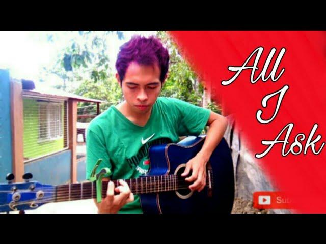 ADELE - All I Ask (Fingerstyle Cover) Dharwin B