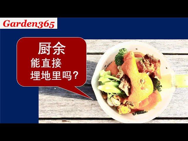 【有机肥1】省钱环保自制有机肥，厨余可以直接埋在地里吗？