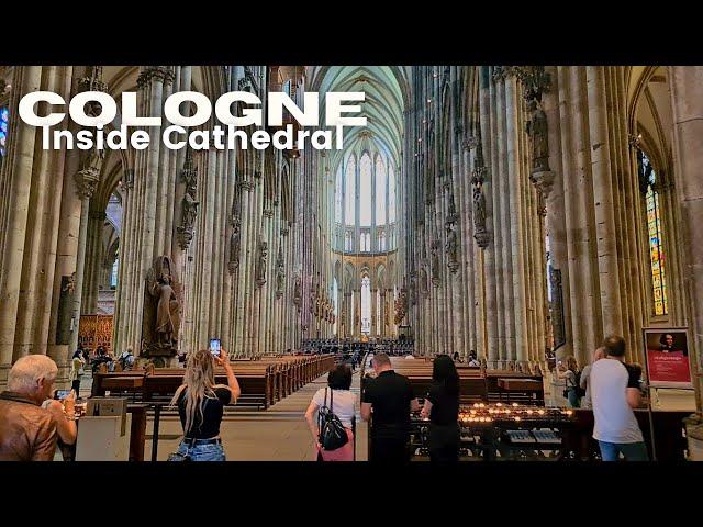 Cologne Cathedral: INSIDE WALKING TOUR | 4k60