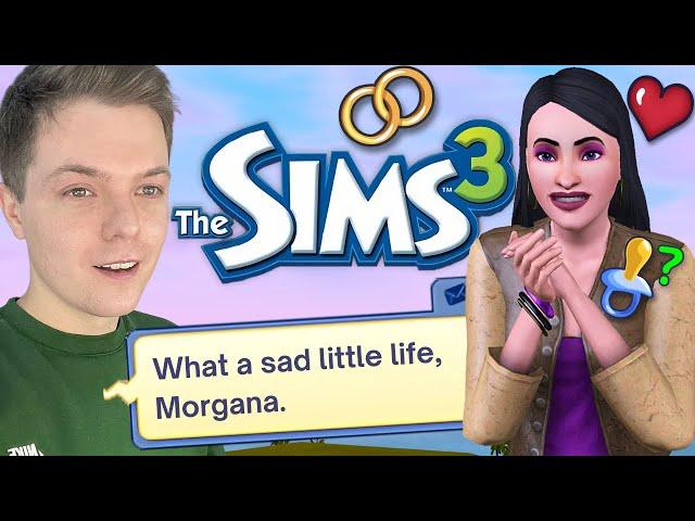 Trying to fix Morgana Wolff's sad life in The Sims 3