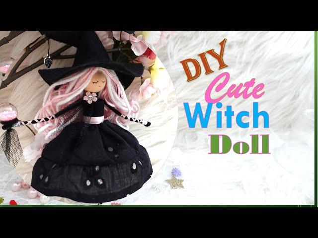 DIY A Cute Witch Doll | How to Make Witch Doll | Huong Harmon