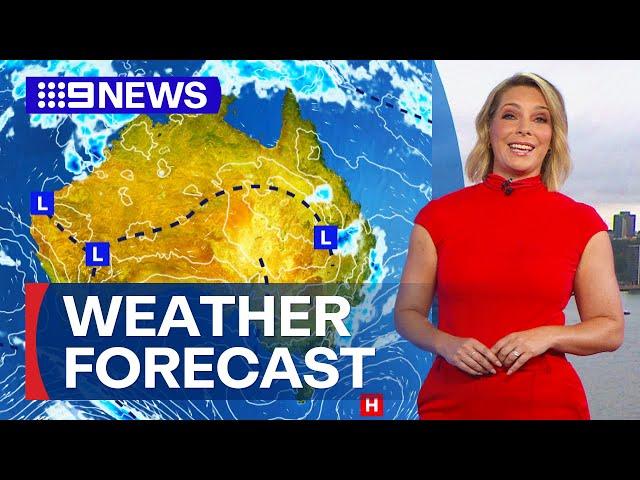 Australia Weather Update: Rainfall and flood watch set for country’s east | 9 News Australia