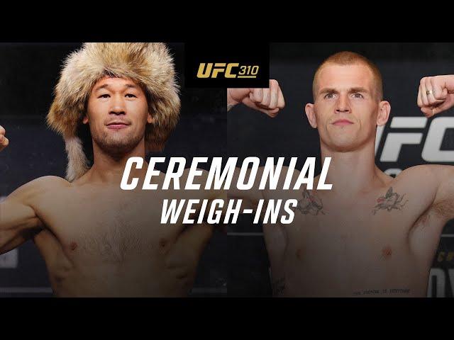 UFC 310: Ceremonial Weigh-In