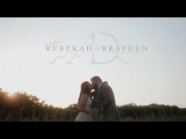 "If you are with me, I will always be home..." | Rebekah + Brayden | Emotional Vows | Kansas Wedding