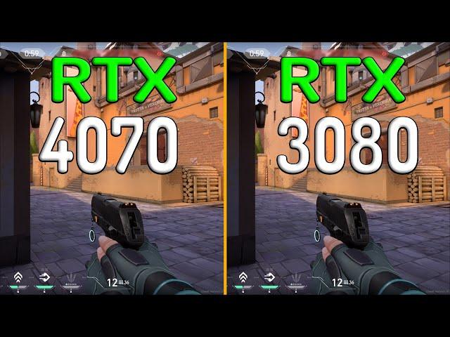 RTX 4070 vs RTX 3080  | 10 Games Tested  | Tech MK