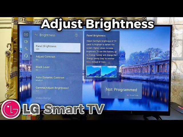 LG Smart TV: How to Adjust Brightness