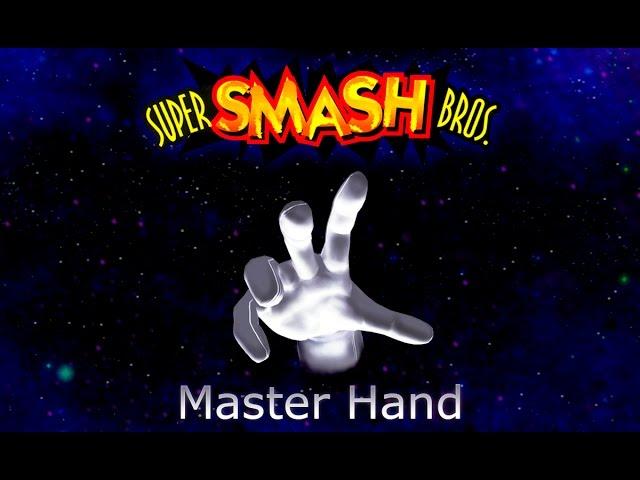 Super Smash Bros 64. 1P Mode Master Hand