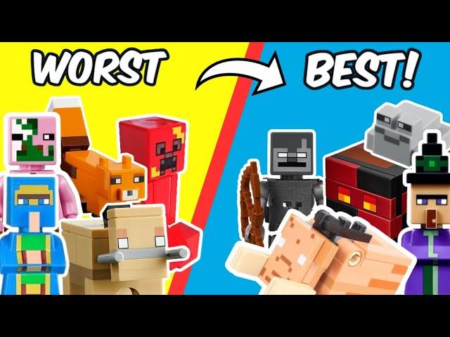 The Worst Vs Best LEGO Minecraft Minifigures...