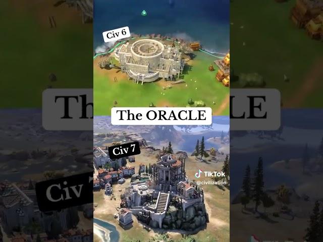 Civ 6 vs. Civ 7 | Orakel-Wunder im Vergleich! ️#shorts #civilization6 #civilization7 #fyp