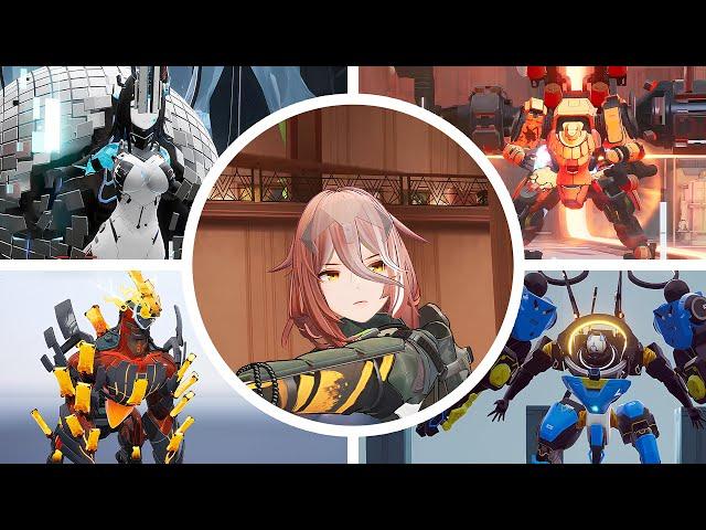 Snowbreak: Containment Zone - All Bosses + Ending