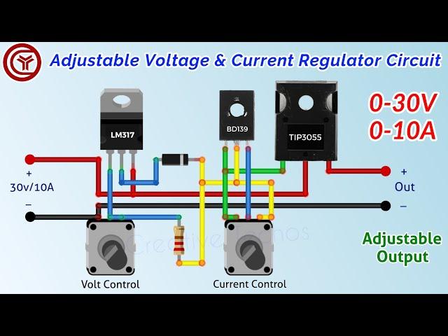 0-30v 0-10A variable power supply Adjustable voltage and current