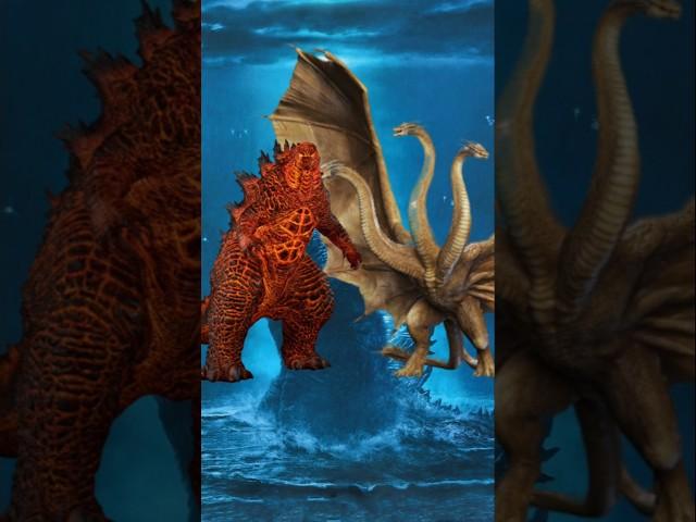 Thermo Godzilla vs Monsterours️ & King Ghidorah | #shorts #godzilla