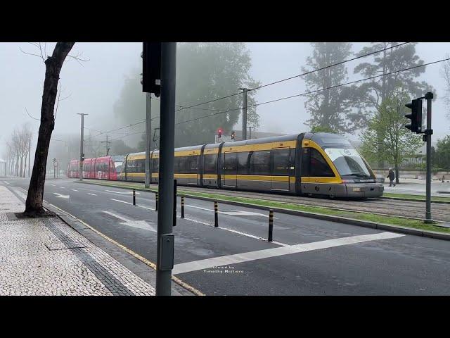 The MetroTram in Porto, Portugal 2022