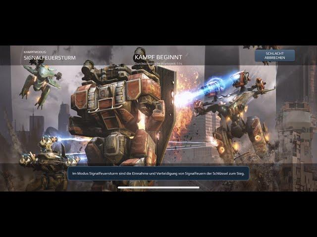 Complete War Robots Match at Champions League