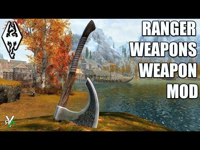 RANGER WEAPONS: Weapon Pack Mod- Xbox Modded Skyrim Mod Showcase