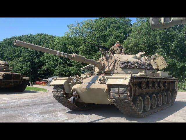 Israeli Defense Force (IDF) Magach 3 (M48 Patton) Tank on the Move