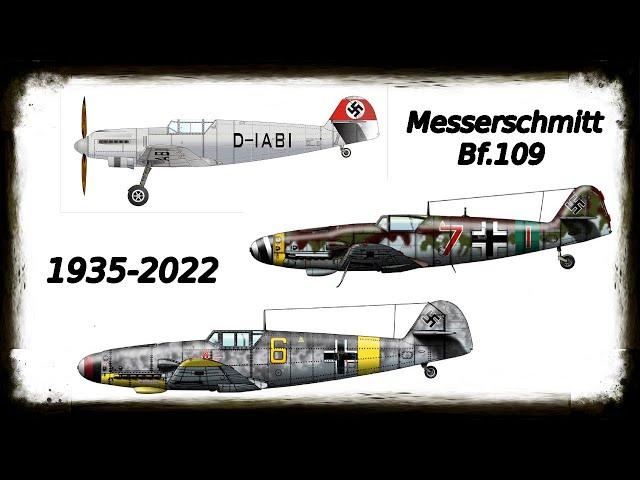 Evolution Of Messerschmitt Bf.109 (1935-2022)