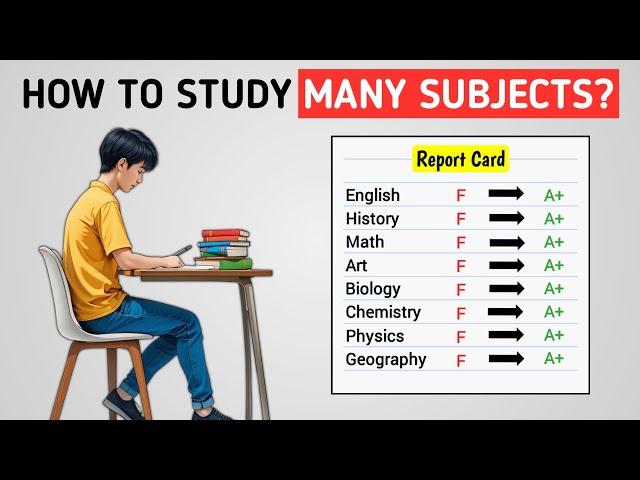 How To Study Many Subjects and Top Them All | Study Smarter, Not Harder