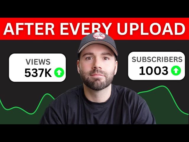 8 KEY things you MUST do after uploading a YouTube video