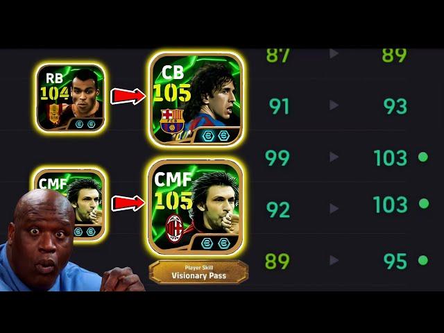 FREE SPIN A. Pirlo 105 + 105 C. Puyol + 104 Cafu Epic Double Booster  || efootball 2025