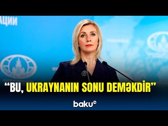 Fransa qoşunları Ukraynaya göndəriləcək? | Zaxarova Fransanı tənqid etdi