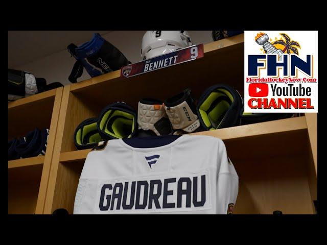 Sam Bennett, Florida Panthers Pregame Before Columbus Tribute to the Gaudreau Brothers