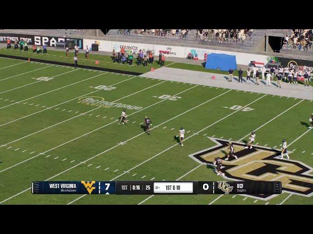 College Football 25 | West Virginia vs UCF Knights | NCAA Gameplay PS5