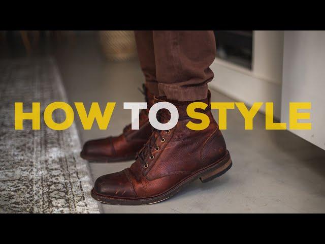 How to Style BROWN BOOTS | Men's Outfit Ideas | Parker York Smith