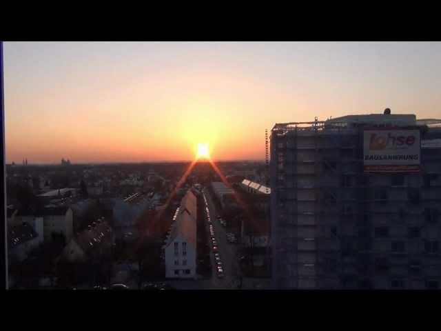 Sonnenuntergang über ingolstadt.wmv