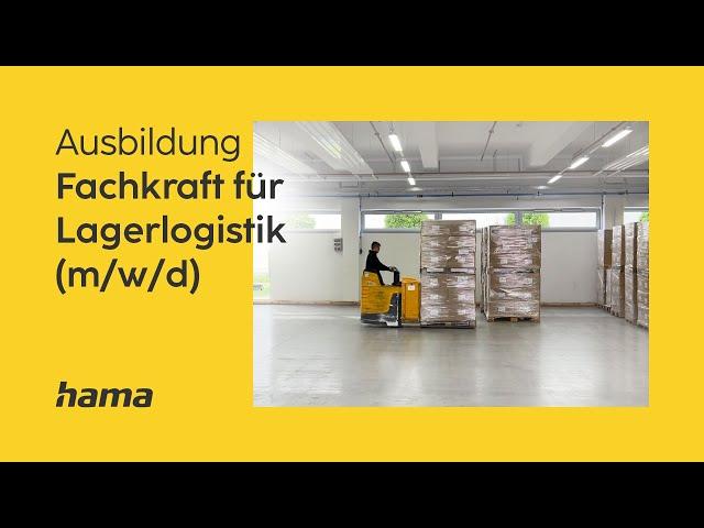 Ausbildung bei Hama - Fachkräfte für Lagerlogistik (m/w/d)