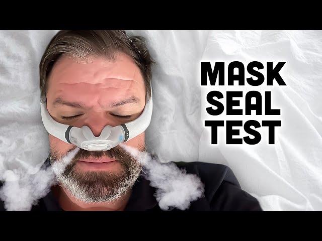 ResMed AirTouch N30i Mask Seal Put to the Test! ️ How Well Does it Hold Up at 10, 15, & 20 cmH2O?