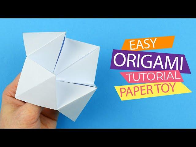 How to make paper fortune teller | Origami paper craft tutorial