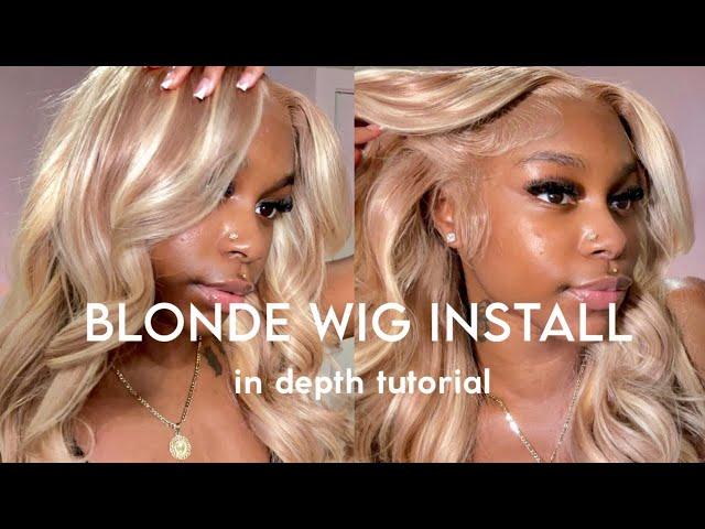 No Coloring Needed Blonde Wig Install | In Depth Tutorial | Megalook Hair