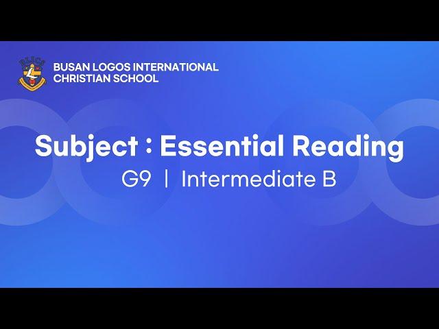 [BLICS 수업] G9 Essential Reading