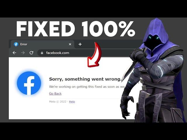 Sorry Something Went Wrong Facebook Error Fix | Facebook Login Problem 2024