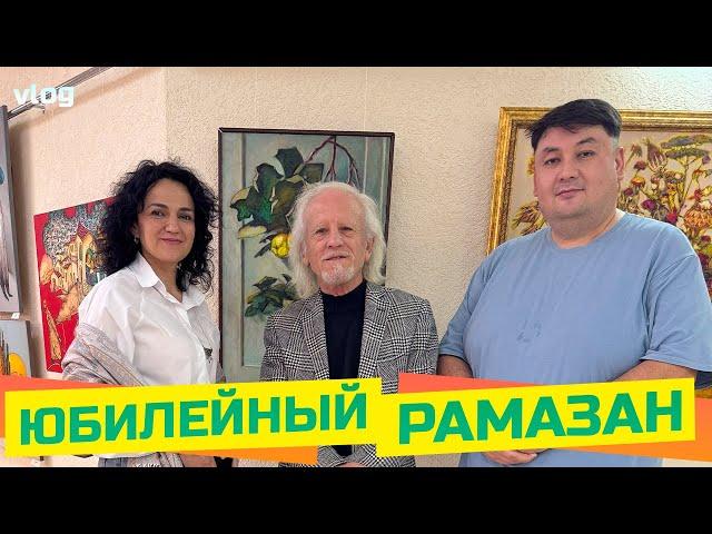 Юбилейная выставка картина Рамазана Усеинова в библиотеке Франко (Симферополь)