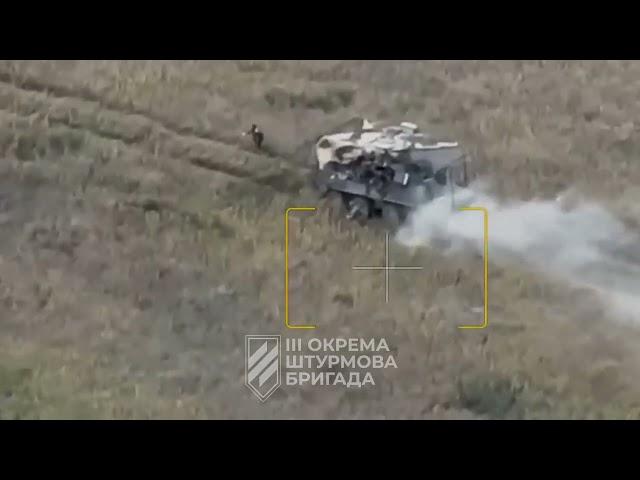 Відбиття накату російської техніки на Харківщині: @ab3army спалили окупантам танк і БТР!