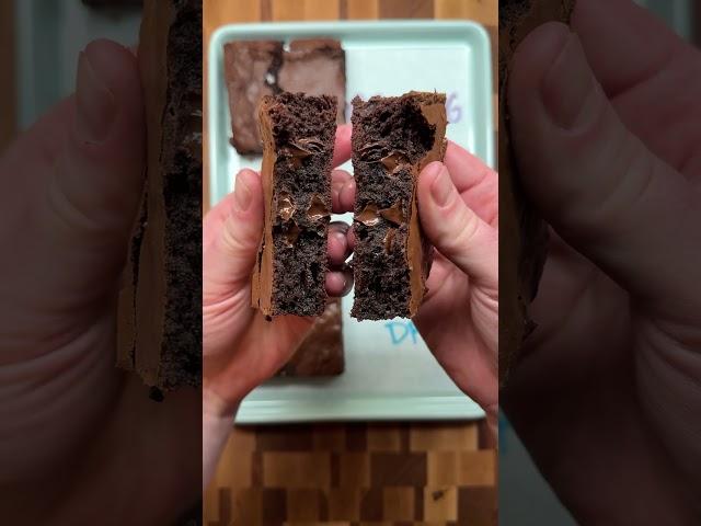 How the Mixing Method Affects Brownies Taste and Texture #baking