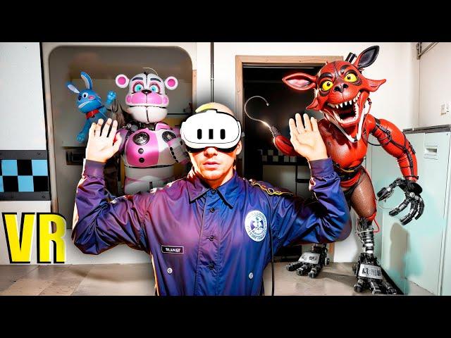 VR ANIMATRONICS SCARE THE SECURITY GUARD OCULUS QUEST 3 IN Garry's Mod GMOD FNAF COOP