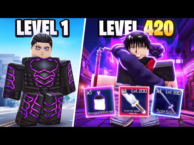 Noob to Max Level HEAVENLY RESTRICTION TOJI in One Video! (Jujutsu Infinite Roblox)