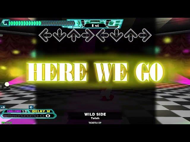 【LV13】DDR / WILD SIDE - CHALLENGE DOUBLE with handclap