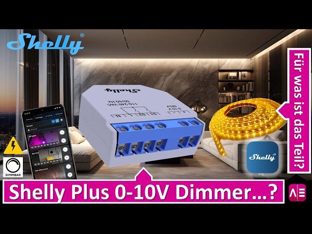 Shelly Plus 0-10V Dimmer, für was ist das Gerät? Brauchbar...?