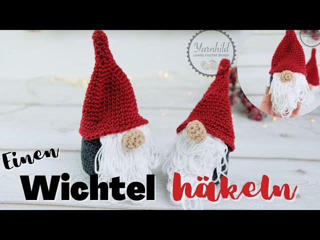 Einen Wichtel für Weihnachten häkeln - Einfacher Amigurumi Wichtel - Super süß und schnell