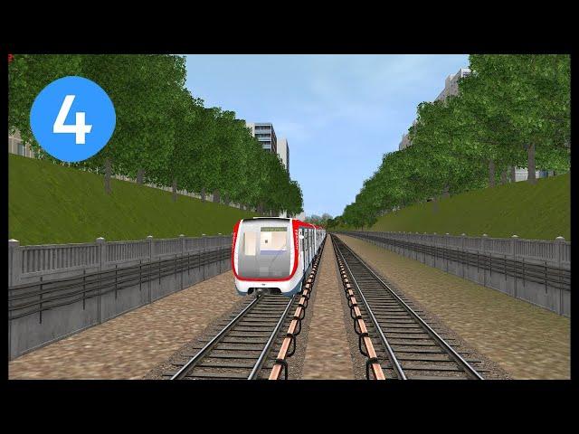 Филёвская линия (4) ММ в Trainz 12