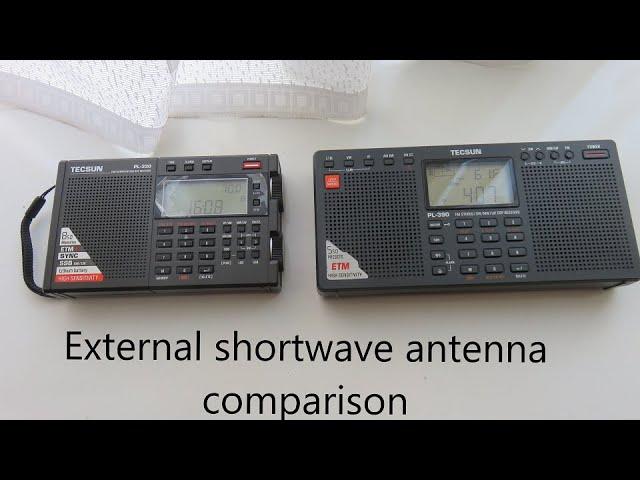 Tecsun PL-330 vs Tecsun PL-390 SW comparison with external longwire - part 2