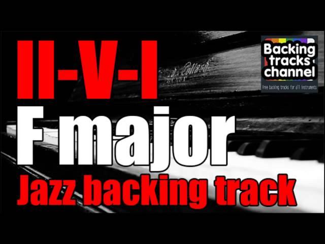 II-V-I Jazz Play-along | F Major