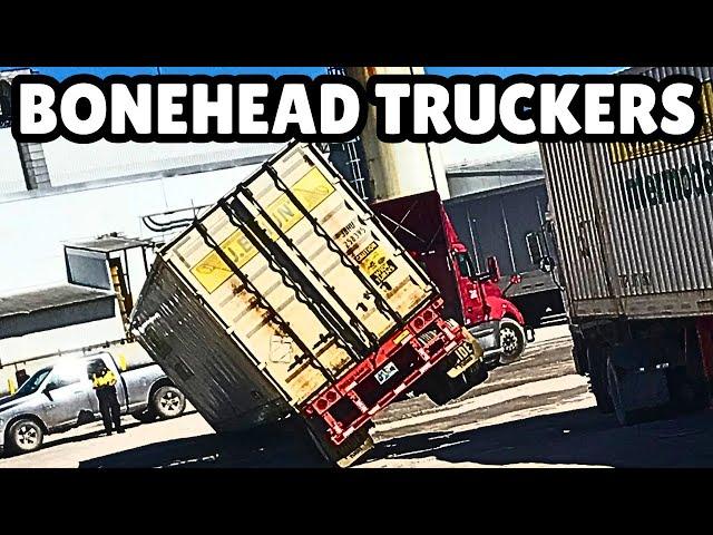 Truck Wrecks & Trucking Fails | Bonehead Truckers of the Week