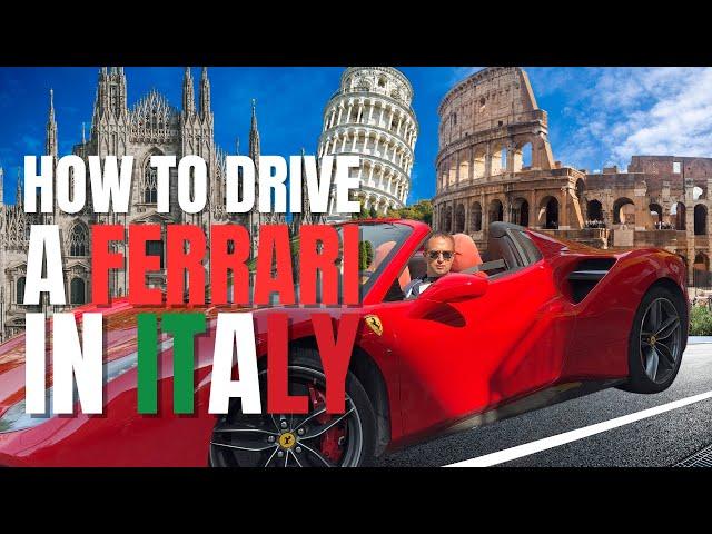 Driving a Ferrari in Italy - And virtual tour of the Ferrari Museum in Maranello