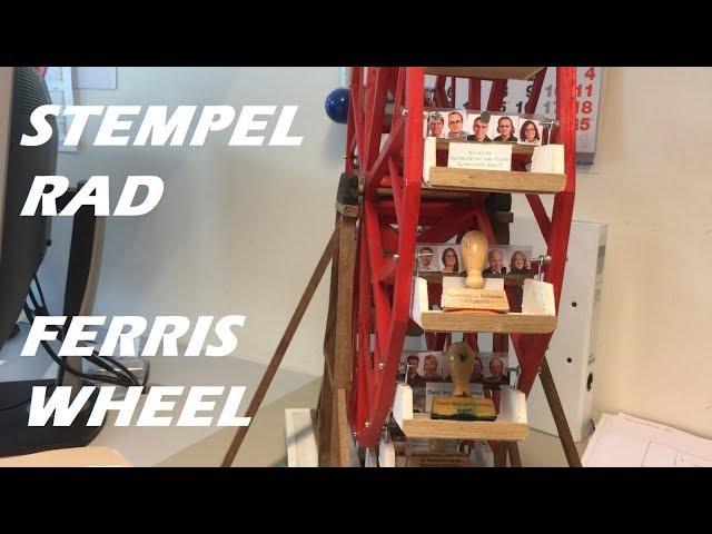 Wood crafting - Stamp Ferris Wheel Stempelrad