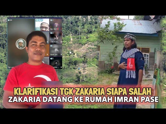 Klarifikasi Tgk Zakaria Akibat Datang ke Rumah Imran Pase diduga Hina Ayah Sop Jeunib